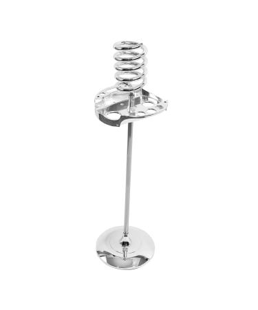 Esquirla Hair Dryer Rack Hair Styling Appliances Organizer Stable Metal Salon Organizer for Bathroom Home Small Place Personal Salon Silver