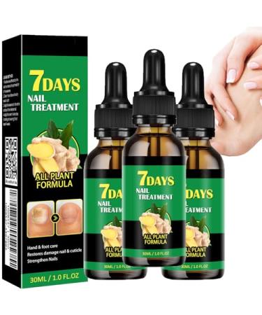 Ginger Nail Treatment Nail Support Nail Care 7days Nail Treatment Ginger Nail Growth Serum Ginger Cuticle Care Oil for Nails (3)