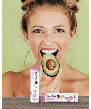 L'Action Paris Refining and Exfoliating Face Mask For Oily Skin Smooths and Cleanses Face 15g - Buy Online on GoSupps.com