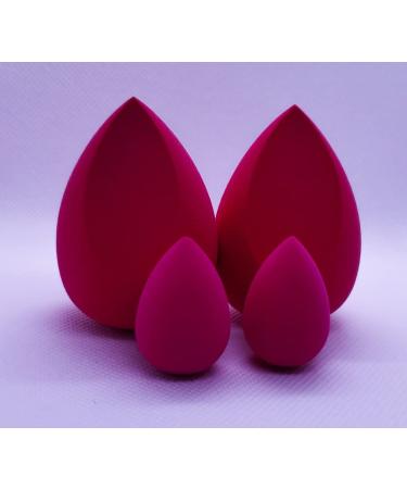 Cut-Allure Pink Beauty Blender Set - Medium & Small Makeup Sponges for Flawless Application | Personal Care Essentials - Buy Online on GoSupps.com