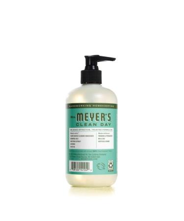 Mrs. Meyer's Basil Hand Soap 12.5 fl. oz - Pack of 6 | Biodegradable Formula with Essential Oils - Buy Online on GoSupps.com