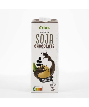 Fr as - Boisson V g tale au Soja Chocolat - Sans Gluten ni Lactose - Pack de 6 Unit s de 1 L - 100% V gane - Pauvre en Graisses Satur es - Fabriqu e en Espagne - Buy Online on GoSupps.com