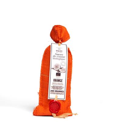 QUAI SUD Organic Flavored Sugar | 200g | Orange Flavor