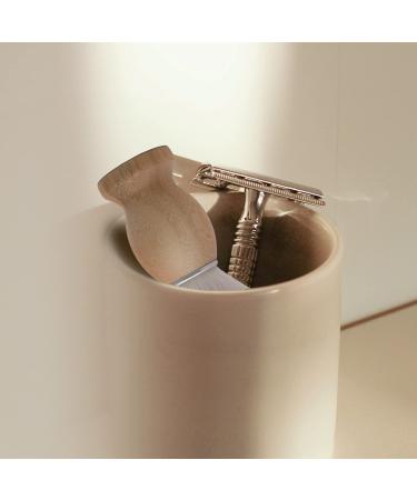 KIKC Handmade Shaving Brush - Professional Design for Men's Shaving | Synthetic Tool for Safety Razors | Bamboo Tri-Color - Buy Online on GoSupps.com