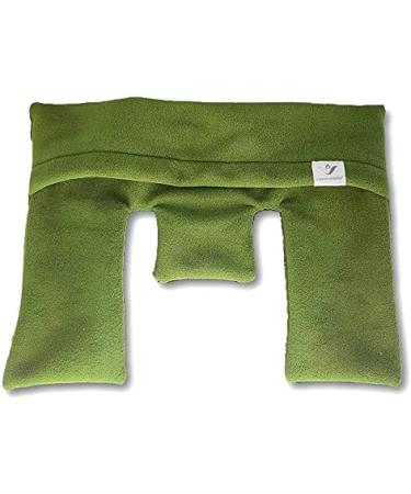 Moor Neck Warmer 29x39 cm - Olive Green Fleece Cover | Versatile Neck Pillow Heat Pad & Compress - Buy Online on GoSupps.com