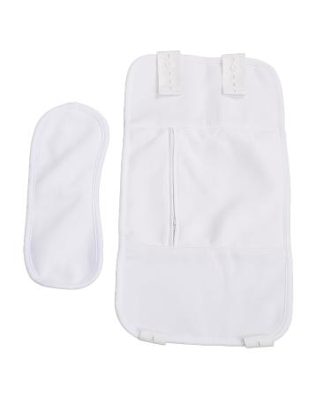 Buy Organic White Castor Oil Wrap Pack for Waist & Neck - Reusable Adjustable Promotes Relaxation & Digestion - International Shipping Available - Buy Online on GoSupps.com