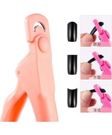 Nail Art Tips Clipper Trimmer Scissors Round Edge Finger Cutter Flase Nail Manicure Tool Nail Clippers Professional Trimmer(Svart) - Buy Online on GoSupps.com