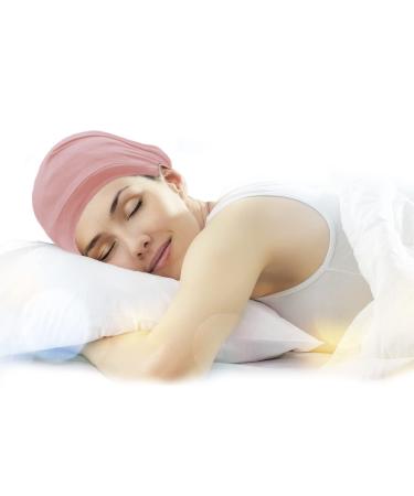 Silk Satin Bonnet Hair Wrap - 2 Pcs Set for Men and Women | Adjustable Sleep Cap for Curly Hair | Silk Lined Night Caps - Large Black+Red - Buy Online on GoSupps.com