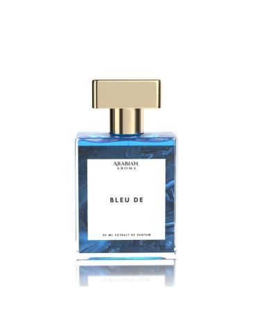 Arabian Aroma Perfume Bleu De Perfume For Men Premium Luxury Long Lasting Fragrance With Citrusy Woody Aromatic Green& Musky Liquid Extrait De Perfume 50ml