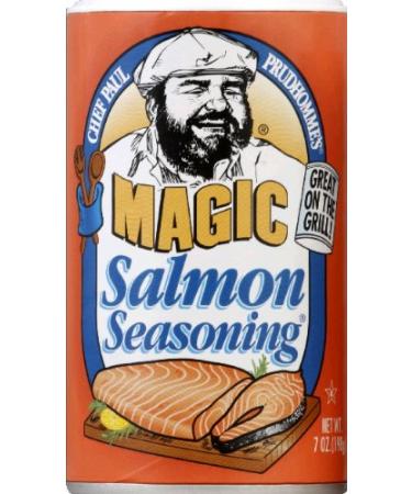 Chef Paul Prudhomme's Magic Salmon Seasoning 7 oz 3 Pack 7 Ounce (Pack of 3)