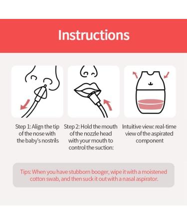 Baby Nasal Aspirator - Nose Sucker and Booger Remover for Infant - Blue - Buy Online on GoSupps.com