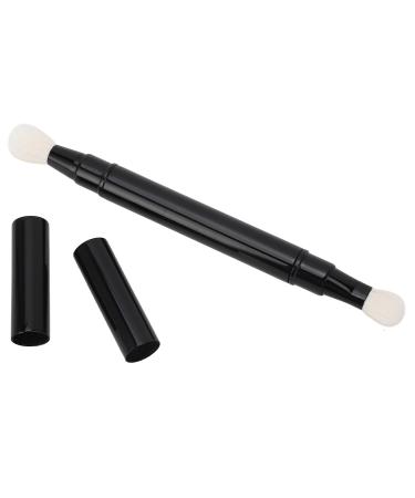 Professional Double Head Eyeshadow Brushes | Retractable Portable Makeup Brush for Travel | Black Cosmetic Tool - Buy Online on GoSupps.com