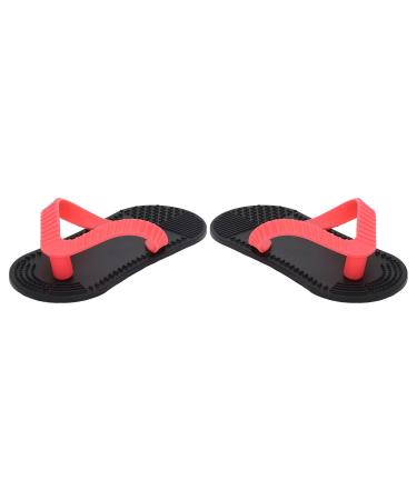 Silicone Flip-Flop Baby Bite Ring - Reusable Teething Toy for Gum Relief & Emotional Calm | Black - Buy Online on GoSupps.com