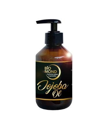 ORGANIC Jojoba Oil BIOMOND 200 ml cold pressed natural skin oil massage oil face oil hair oil beard oil 100% natural vegan organic certified