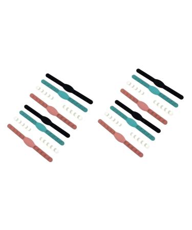 Fomiyes 16 Stk mask Ear rope loop Mask Hook Mask Strap Adjuster Mask band buckle gift for friend man pavian mask Extension of the mask strap Hanging ears 16x1.5cmx2pcs