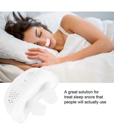 Electric Micro CPAP Nasal Anti-Snoring Device for Men and Women - Snoring Aid in White - Buy Online on GoSupps.com