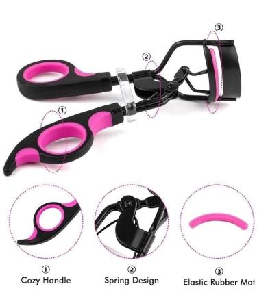 Effortless Lash Curler: Instant Eye-Opening Effect Easy-to-Use Eyelash Curling Tool-Design for Home & Travel(TL-JMJ-1) - Buy Online on GoSupps.com