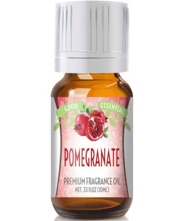 Good Essential Professional Pomegranate Fragrance Oil 10ml for Diffuser Candles Soaps Lotions Perfume 0.33 fl oz Pomegranate 0.33 Fl Oz (Pack of 1)