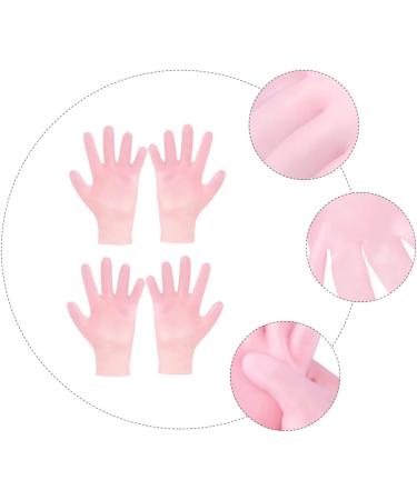 Beavorty 2 Pairs whitening moisturizing Gloves Cracked Hands Anti- Drying Beauty Mitten Gel Gloves Grooming Glove spa Socks Womens Glove Bedtime Gloves moisturizing Socks Miss Dryness sebs - Buy Online on GoSupps.com