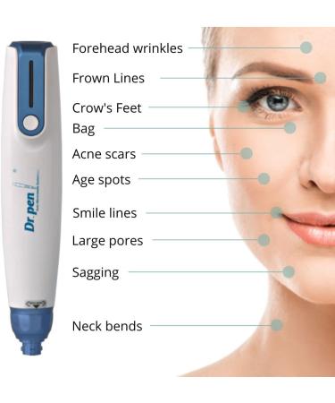 Dr. Pen Ultima A9 Wireless Derma Beauty Pen Kit - 0.25mm 12pins & 36pins + Round Nano (2 each) - Skin Care Tool - Buy Online on GoSupps.com