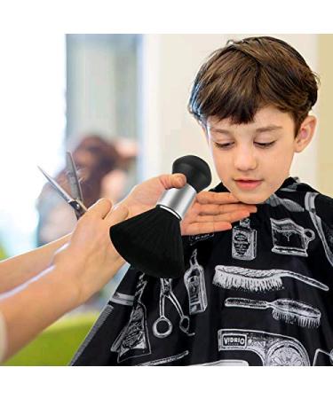FEBSNOW Professional Hair Cutting Cape with Neck Duster Brush - Floral Print Salon Barber Cape and Accessories - Buy Online on GoSupps.com