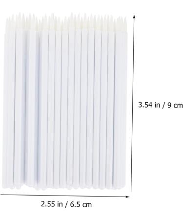 BIUDECO 200 Pcs Disposable Eyeliner Brush Precise Eyeliner Brush Liquid Eyeliner Cosmetic Make up Kit White - Buy Online on GoSupps.com