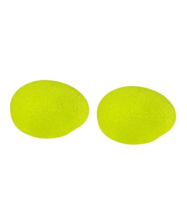 Healeved 2pcs Hand Grip Ball Stress Relief Finger Exercise Ball Finger Grip Ball Egg Shape Strengthener