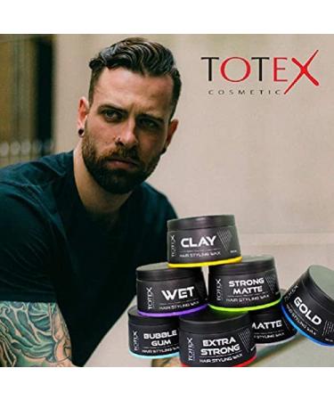 Totex Strong Matte Hair Wax - 150ml | Multi Fruit Fragrance | Maximum Control for Natural Look | 6 & 3 Pack Options - Buy Online on GoSupps.com