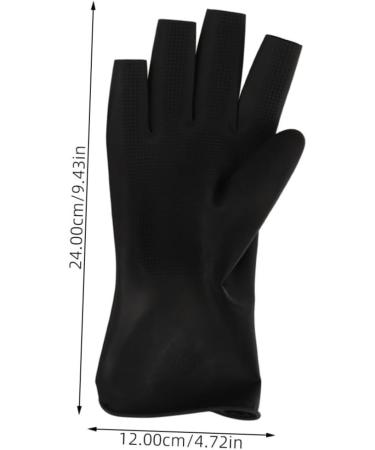 Beatifufu 1 Pair Waterproof Gloves Hair Styling Accessories Gloves for Hair Dye Accessories for Dyeing Gloves Hair Coloring Gloves Styling Gloves Hair Dye Gloves Hair Wash Accessories Rubber 24.00X12.00X0.10CM - Buy Online on GoSupps.com