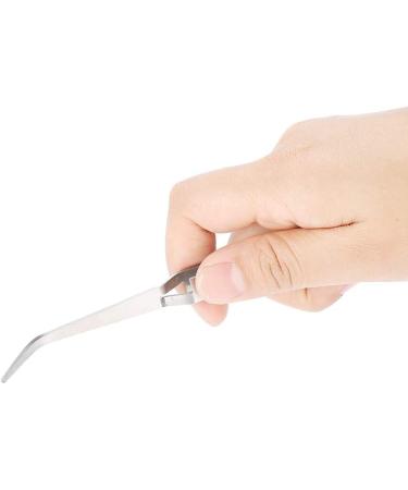 Stainless Steel Nail Art Tweezers Nail Tweezers Acrylic Nails Shaping Tweezers Clip Nail Art Tool Gel Nail Tweezers for Nail Art Salon - Buy Online on GoSupps.com