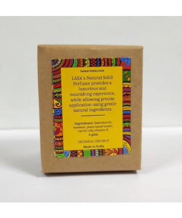 ANANYA FASHION & CRAFTS HUB Arabian Night Natural Solid Perfume Beeswax Long Lasting Body Fragrance Balm Solid State Eau De Perfum in Wooden Jar 6 gm - Buy Online on GoSupps.com