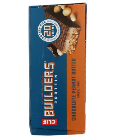 Clif Builder's Protein Bar Chocolate Peanut Butter 6 Pack | 14.4oz | International Shipping Available - Buy Online on GoSupps.com