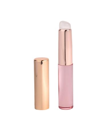 Silicone Lip Applicator Lip Balm Applicator - Silicone Lip Brush Versatile Reusable Brush with Cover Perfect for Lipstick Concealer Applicator transparent