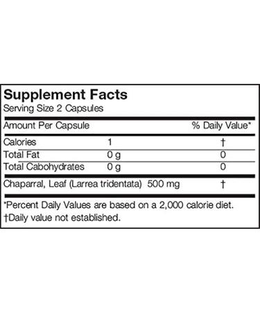 Arizona Natural Chaparral 500 mg - 90 Capsules | Premium Herbal Supplement - Buy Online on GoSupps.com