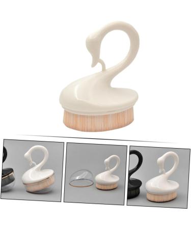 Beavorty 1Pc makeup brush makeup powder brush makeup gadgets buffing face brush makeup foundation facial tool cosmetics blush brush travel portable beauty products white artificial fiber - Buy Online on GoSupps.com