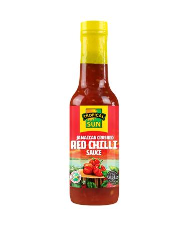 2 x Tropical Sun Jamaican Crushed Red Chilli Sauce 12 x 142ml