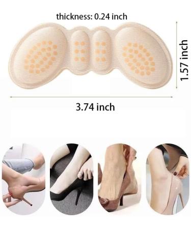 Heel Grips Liner for Loose Shoes - Men & Women - Stop Heel Slip & Blisters - 6 Pairs for Improved Comfort & Fit - Buy Online on GoSupps.com