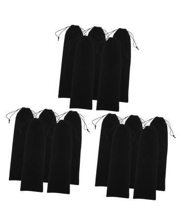 FRCOLOR 15 Pcs Curling Iron Sleeve Curling Iron Pouch Rollers Hair Curlers Shoelace Charms Blow Dryer Curling Iron Kitchen Hood Non Return Hairdressing Tool Flannel Hair Dryer