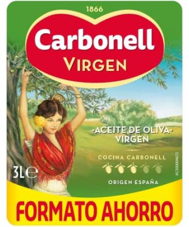 Carbonell Virgin Olive Oil 3L 1 Unit - Buy Online on GoSupps.com