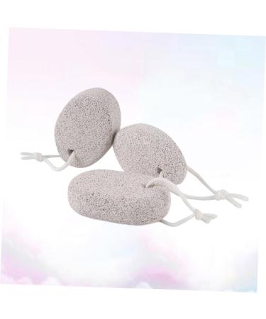 Set of 3 pumice stone exfoliating stone foot bath foot scrubber cleaning tools scrub core stone foot peeling tool feet care bath stone - Buy Online on GoSupps.com