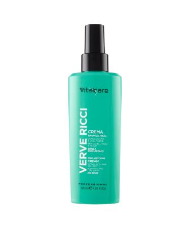 Vitalcare | Verve - Curl Revive Cream For Curly or Wavy Hair With Elastin and Collagen Without Rinse 125 ml