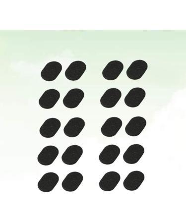 Drinking Glasses 10 Pairs Glasses Nose Pad Sponge Increase Pads Anti Slip Sunglasses Eyewear Glasses Repair Accessories (Black 1.5mm) Glass Nose Pad - Buy Online on GoSupps.com