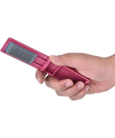 Shoes Brush Folding Dance Shoes Brush Cleaning Tool for Scrubbing Cleaning Dance Shoes Supply (Burgundy) - Buy Online on GoSupps.com