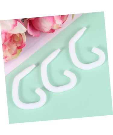 Toddmomy 40 Ear Enhancement Hooks for Earlick - Facial Cover Extensions & Ear Protection Hooks | White Clothes Rack Buckles - Buy Online on GoSupps.com