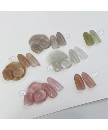 15ml Nude Ice Transparent Pearl Jelly Gel Nail Polish Semi Permanent Soak Off Nail Lacquer Varnish Phototherapy Manicure Tool - (Color: 2) - Buy Online on GoSupps.com