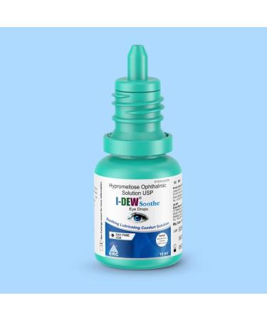 I-Dew Soothe Daytime Eye Drops for Dry Eyes Hypromellose Eye Drops for Contact Lens Users and Red Eyes Soothes and Hydrates Dry Eye Long-Lasting Relief 2 x 10ml Duo Pack 10 ml (Pack of 2) - Buy Online on GoSupps.com