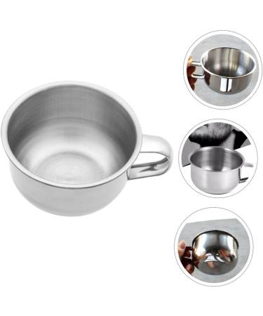 3pcs Stainless Steel Shaving Bowl Set - Perfect Gift for Men | Round Shaving Accessories - Buy Online on GoSupps.com