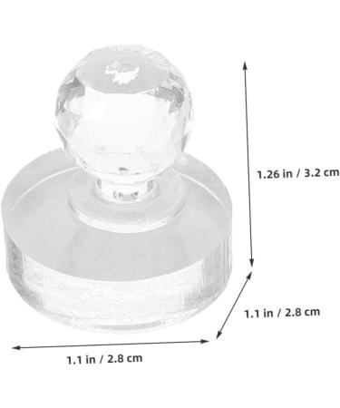 IWOWHERO 2pcs Highlighter Repair Tool DIY Eyeshadow Tool Eye Shadow Pressure Stamper Transparent - Buy Online on GoSupps.com