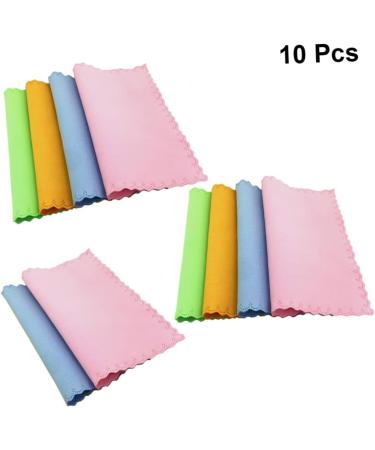 FOMIYES 10pcs Screen Cleaning Cloths for Glasses & Screens - Lens Wipe Cloths for Streak-Free Cleaning - Buy Online on GoSupps.com