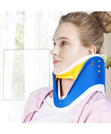 Neck Brace Cervical Traction - Adjustable Support for Spine Correction & Recovery | Protect Your Neck with Soft Cervical Care - Buy Online on GoSupps.com